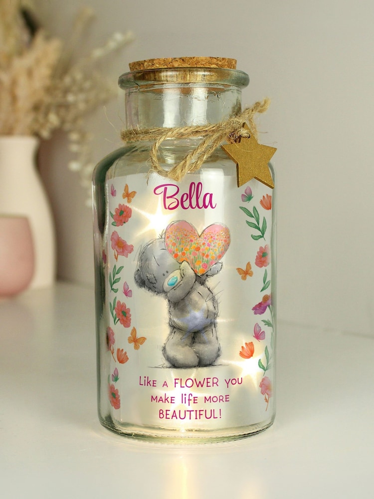 Personalised Me to You Flowers LED Light Up Jar by PMC - Image 2 of 3 Personalised Me to You Flowers LED Light Up Jar by PMC - Image 2 of 3