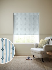 Emily Bond Blue Clara Made to Measure Blinds - Image 1 of 6