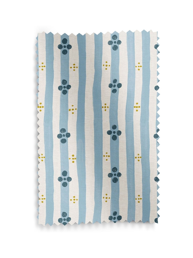 Emily Bond Blue Clara Made to Measure Blinds - Image 6 of 6