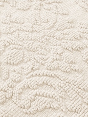 Allure Bath Fashions Cream Scalloped Jacquard Bath Mat - Image 6 of 6