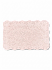 Allure Bath Fashions Sepia Rose Scalloped Jacquard Bath Mat - Image 5 of 6