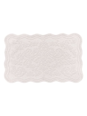 Allure Bath Fashions Grey Scalloped Jacquard Bath Mat - Image 3 of 4