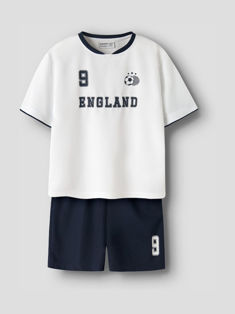 Name It White England Kids Football Kit - Image 1 of 3