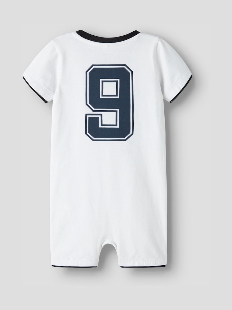 Name It White Baby Football England Romper - Image 2 of 3 Name It White Baby Football England Romper - Image 2 of 3