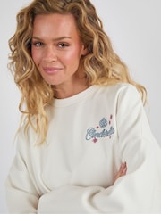 Skinnydip White Disney Cinderella Happily Ever After Sweatshirt - Image 2 of 3