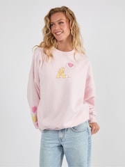 Skinnydip Pink The Simpsons x Skinnydip Donut Sweatshirt - Image 1 of 3