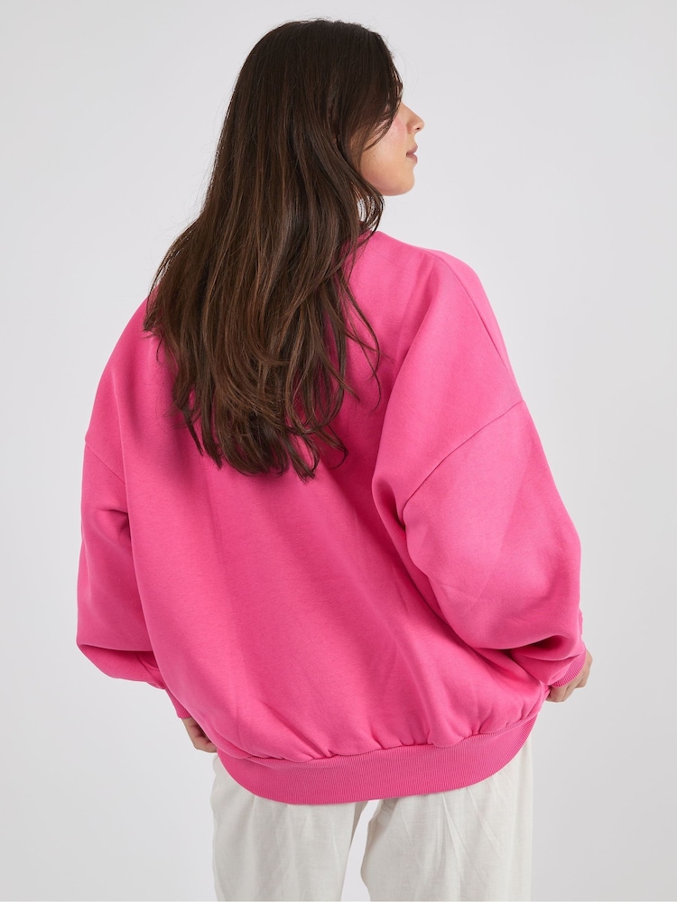 Skinnydip Pink Beaded Cake Sweatshirt - Image 2 of 3