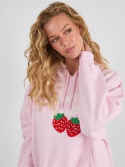 Skinnydip Pink Brunch Club Hoodie - Image 3 of 4