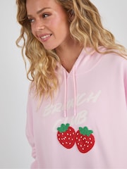 Skinnydip Pink Brunch Club Hoodie - Image 4 of 4