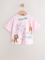 Pale Pink Toy Story Slinky Dog Short Sleeve T-Shirt (3mths-7yrs) - Image 2 of 4