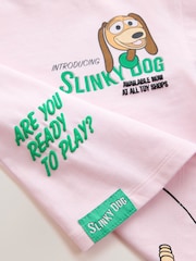 Pale Pink Toy Story Slinky Dog Short Sleeve T-Shirt (3mths-7yrs) - Image 3 of 4