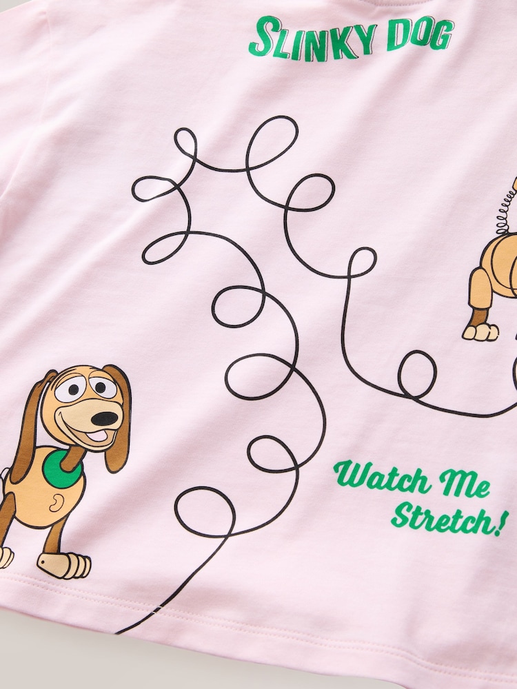 Pale Pink Toy Story Slinky Dog Short Sleeve T-Shirt (3mths-7yrs) - Image 4 of 4 Pale Pink Toy Story Slinky Dog Short Sleeve T-Shirt (3mths-7yrs) - Image 4 of 4