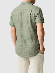 Rodd & Gunn Green Palm Beach Sports Fit Shirt - Image 2 of 5