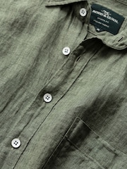 Rodd & Gunn Green Palm Beach Sports Fit Shirt - Image 5 of 5