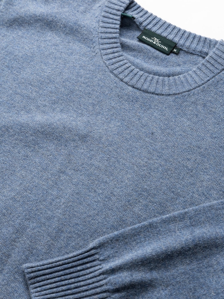Rodd & Gunn Blue Stewart Island Knit Jumper - Image 6 of 6 Rodd & Gunn Blue Stewart Island Knit Jumper - Image 6 of 6