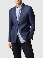 Rodd & Gunn Midnight Blue The Cascades Sports Fit Jacket - Image 1 of 5