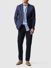 Rodd & Gunn Midnight Blue The Cascades Sports Fit Jacket - Image 3 of 5