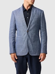 Rodd & Gunn Blue The Cascades Sports Fit Jacket - Image 1 of 4
