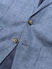 Rodd & Gunn Blue The Cascades Sports Fit Jacket - Image 4 of 4