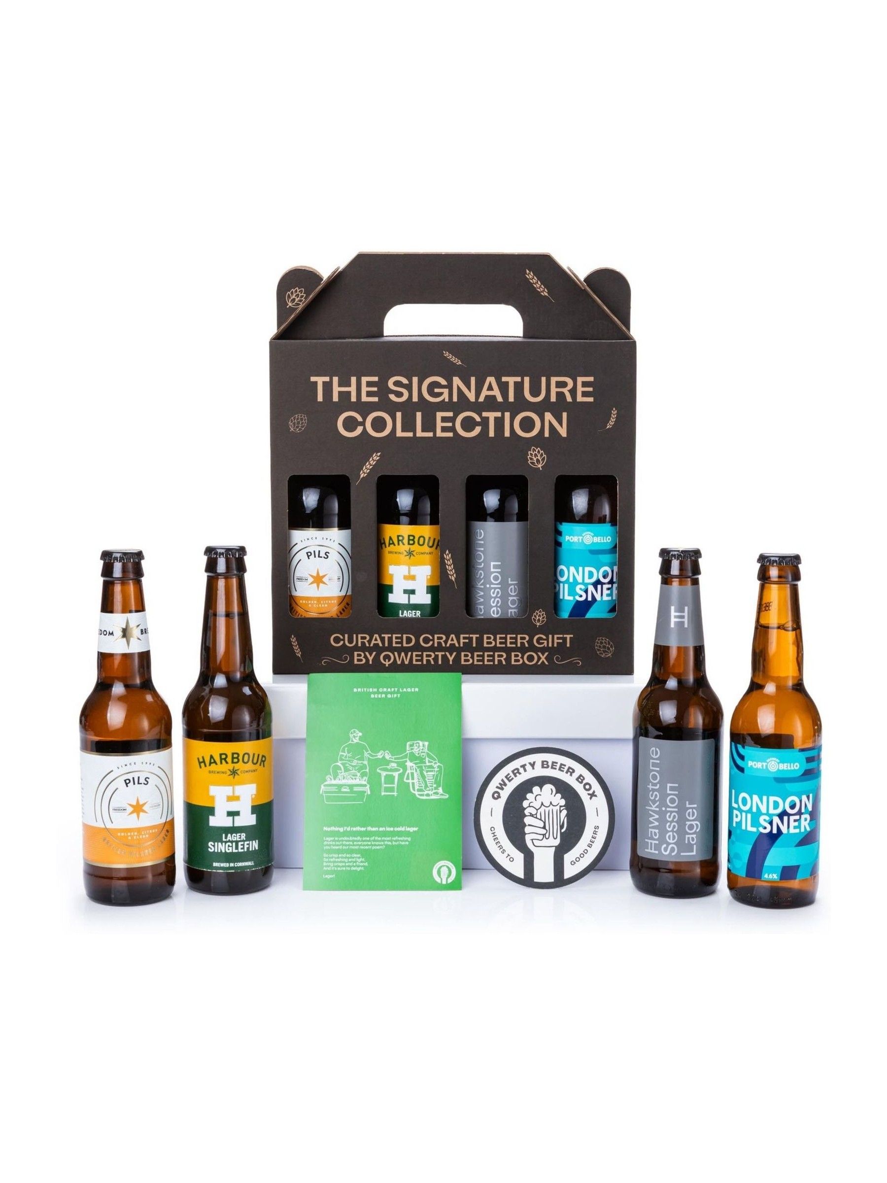Buy QWERTY Beer Box Brown The Signature Craft Lager Collection from the ...