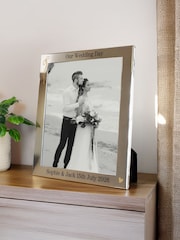 Personalised 8 x 10 Silver Photo Frame by PMC - Image 1 of 3