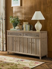 Laura Ashley Light Oak Barcombe Large Sideboard - Image 2 of 12