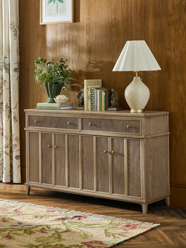 Laura Ashley Light Oak Barcombe Large Sideboard - Image 2 of 12 Laura Ashley Light Oak Barcombe Large Sideboard - Image 2 of 12