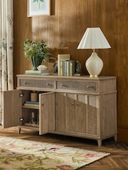 Laura Ashley Light Oak Barcombe Large Sideboard - Image 3 of 12