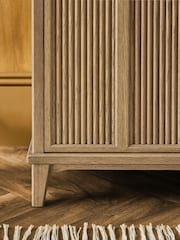 Laura Ashley Light Oak Barcombe Large Sideboard - Image 5 of 12