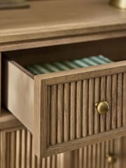 Laura Ashley Light Oak Barcombe Large Sideboard - Image 6 of 12