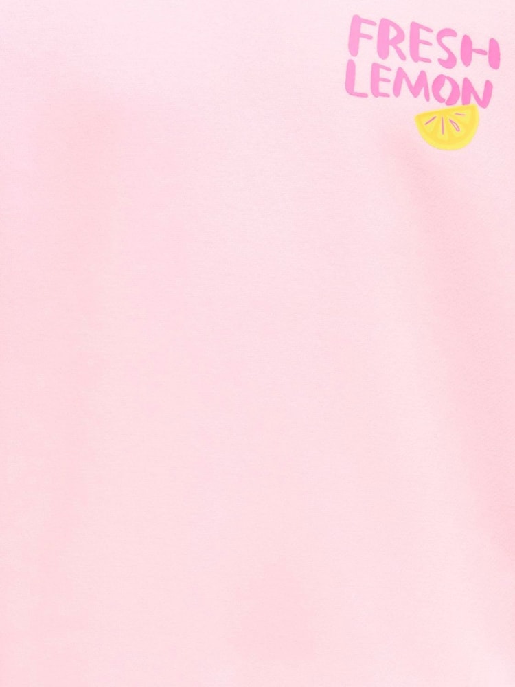 ONLY KIDS Pink Long Sleeve Lemon Back Print Sweat Top - Image 7 of 7
