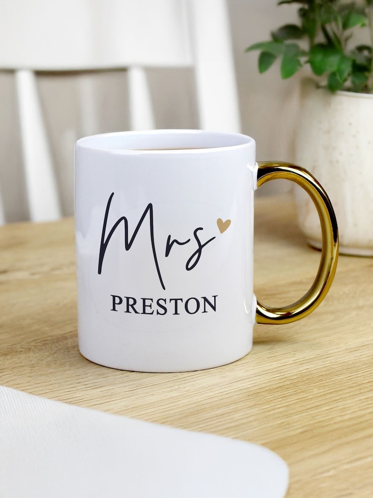 Personalised Mrs Mug by PMC - Image 1 of 2