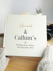 Personalised Square Wedding Photo Album by PMC - Image 2 of 3