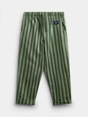 JoJo Maman Bébé The Gruffalo Khaki Green 2-Piece Top & Stripe Joggers Set - Image 4 of 6