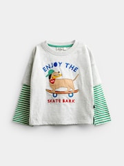 JoJo Maman Bébé Long Sleeve Skater Top - Image 1 sur 4