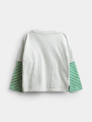 JoJo Maman Bébé Long Sleeve Skater Top - Image 2 sur 4