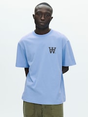 蓝色 - Double A by W.W. Liam T-Shirt Chest - 5的图像1｝