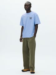 蓝色 - Double A by W.W. Liam T-Shirt Chest - 5的图像2｝