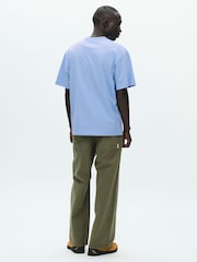 蓝色 - Double A by W.W. Liam T-Shirt Chest - 5的图像3｝