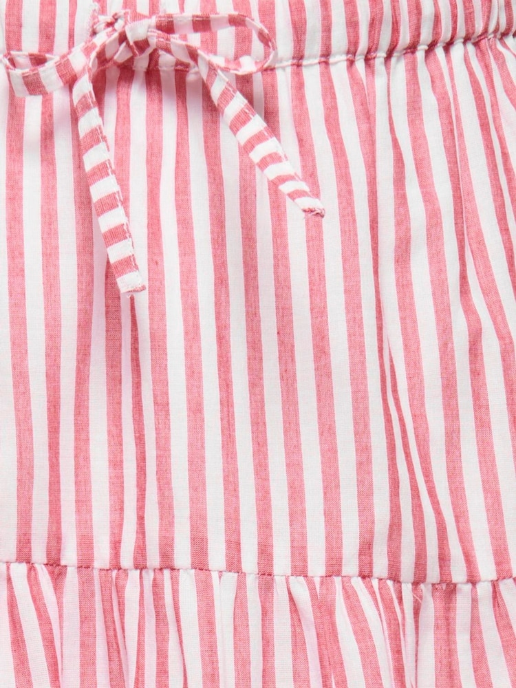 ONLY KIDS Red White Stripe Emroidery Anglais Frill Skirt - Image 4 of 4 ONLY KIDS Red White Stripe Emroidery Anglais Frill Skirt - Image 4 of 4
