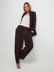 بنطلون برِجل واسعة وخصر مرتفع من River Island - Image 2 of 4