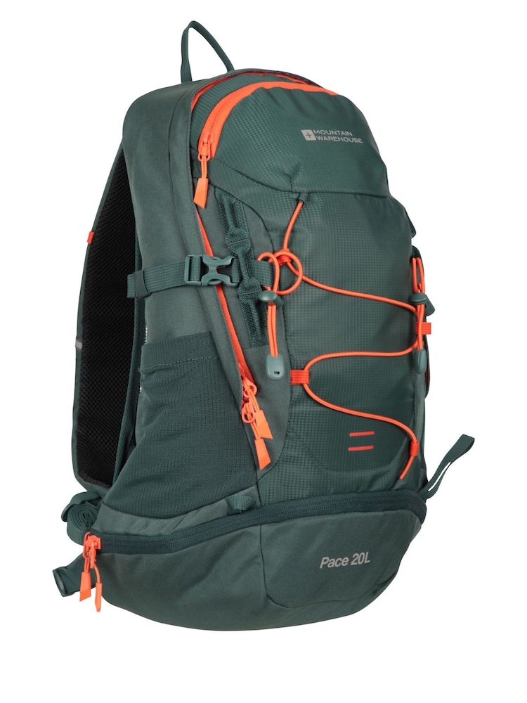 Mountain Warehouse Green Pace Water-Resistant Backpack - Image 2 of 4