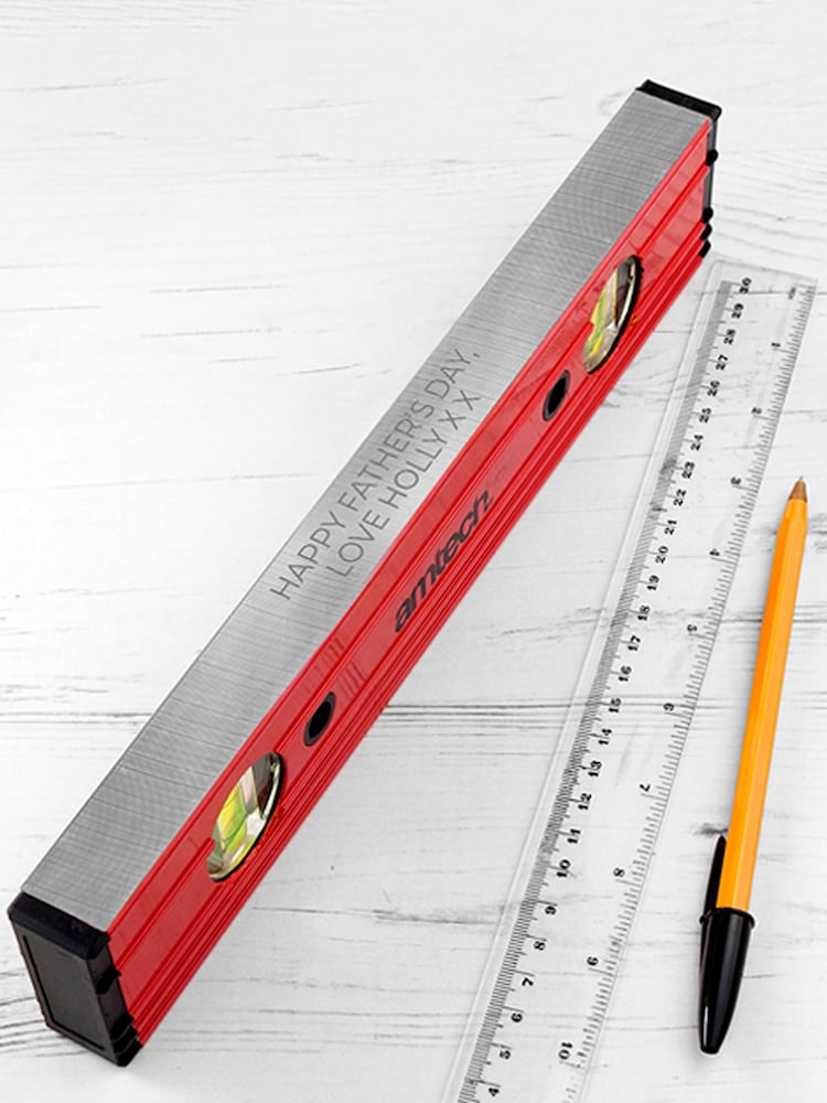 Personalised Heavy Duty Spirit Level by Treat Republic - Image 1 of 5