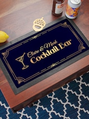Personalised Stylish Cocktail Bar Mat by Treat Republic - Image 4 of 5