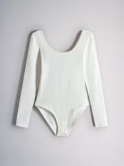 The Set 3 Pack Ribbed Long Sleeve Bodysuits Black/Brown/Cream - Image 4 of 6