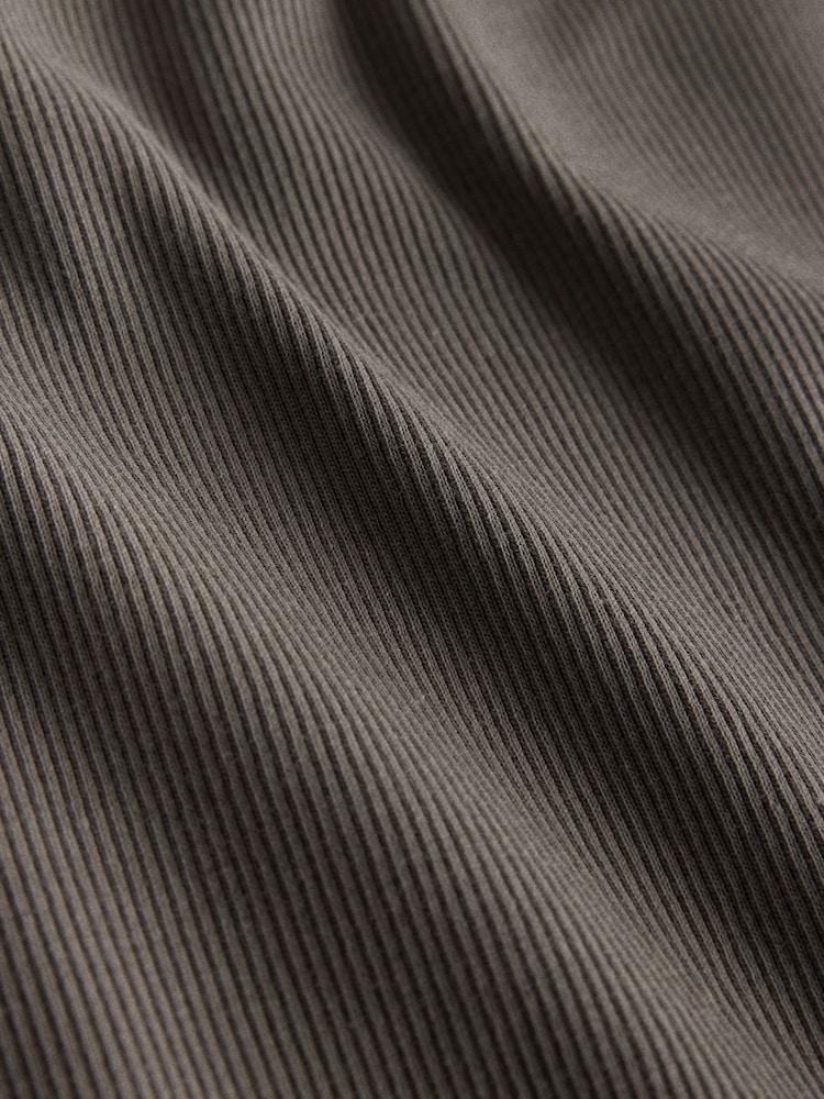 The Set 3 Pack Ribbed Long Sleeve Bodysuits Black/Brown/Cream - Image 6 of 6