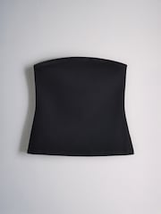 The Set 4 Pack Bandeau Strapless Tops Black/Brown/Neutral/White - Image 2 of 7