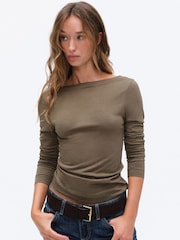 Multicolor - The Set 3 Pack Boat Neck Long Sleeve Tops - Imagen 1 de 9