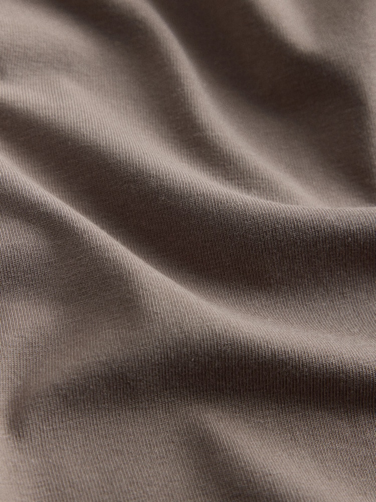 The Set 5 Pack Fitted Crew Neck Long Sleeve T-Shirts Pink/Cream/Stripe/Taupe - Image 8 of 8