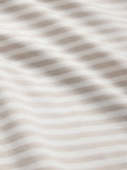 The Set 5 Pack 100% Cotton Relaxed Long Sleeve T-Shirts Brown/Neutral/Oat/Stripe/White - Image 8 of 8